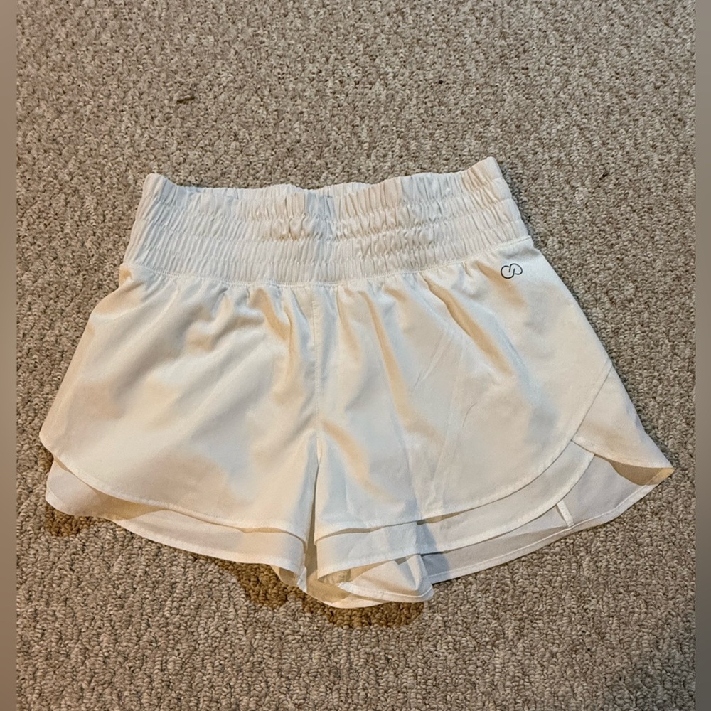 White athletic shorts